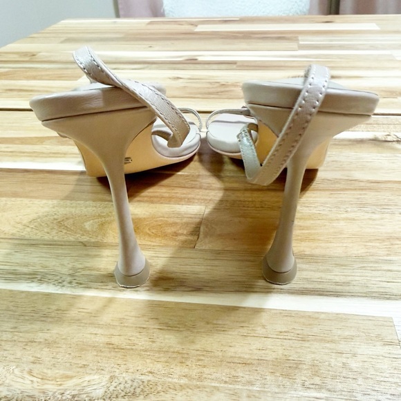 Tony Bianco Lush Gold Buckle Strappy Heeled Sandal in Bisque Revolve size 8.5 - Picture 10 of 13